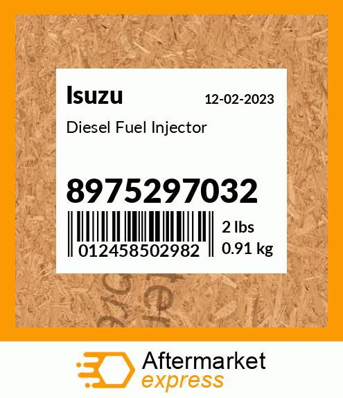 Diesel Fuel Injector 8975297032