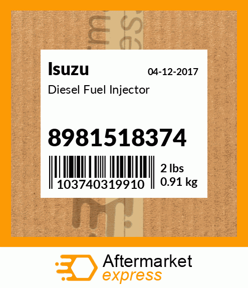 Diesel Fuel Injector 8981518374