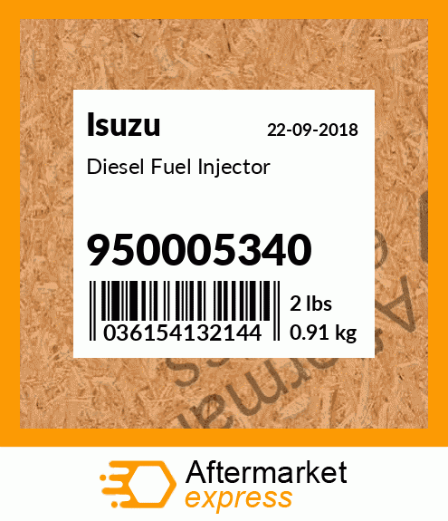 Diesel Fuel Injector 950005340