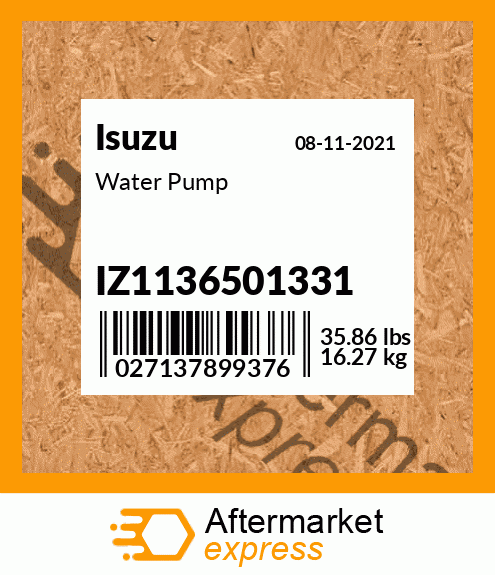 Water Pump IZ1136501331