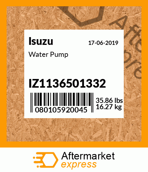 Water Pump IZ1136501332