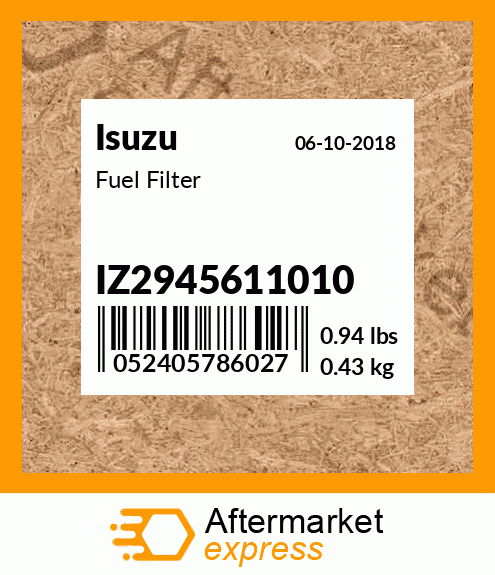 Fuel Filter IZ2945611010