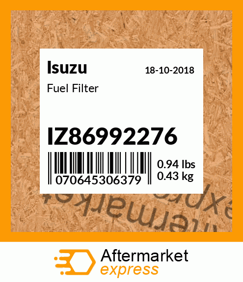 Fuel Filter IZ86992276