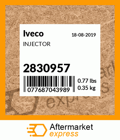 INJECTOR 2830957