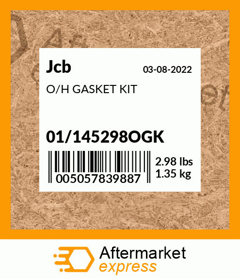 O/H GASKET KIT 01/145298OGK