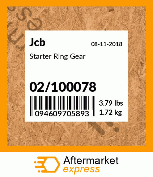 Starter Ring Gear 02/100078