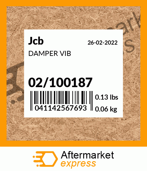 DAMPER VIB 02/100187