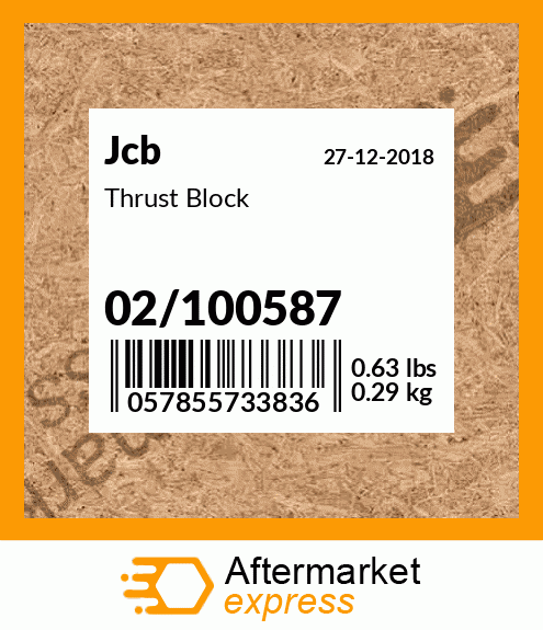 Thrust Block 02/100587