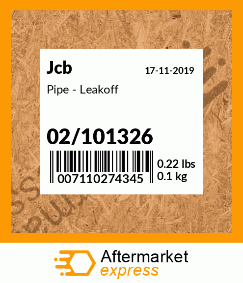 Pipe - Leakoff 02/101326