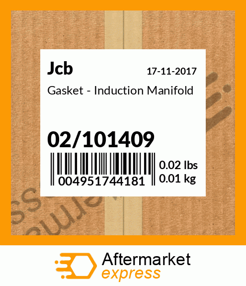Gasket - Induction Manifold 02/101409