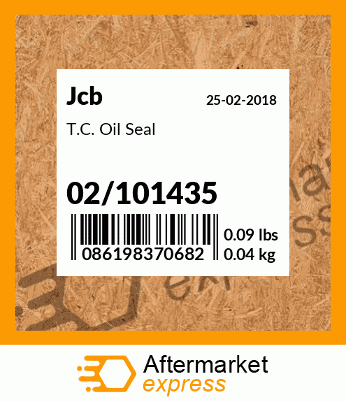 T.C. Oil Seal 02/101435