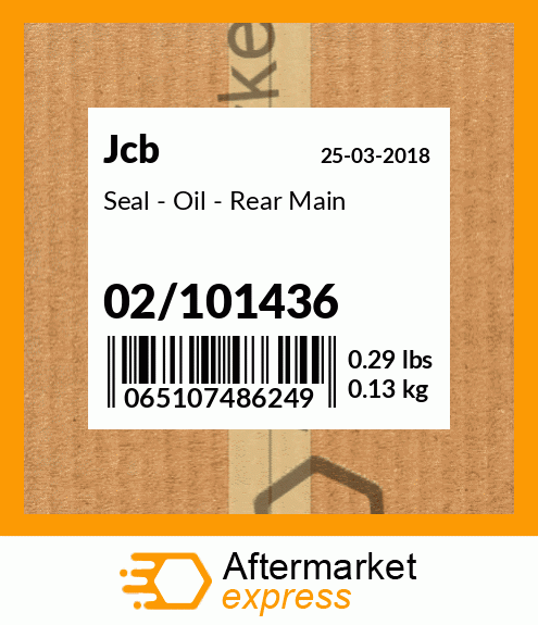 Seal - Oil - Rear Main 02/101436