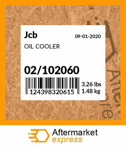 OIL COOLER 02/102060