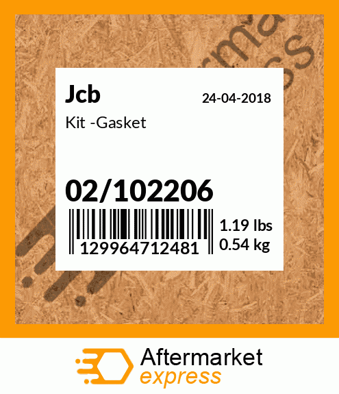 Kit -Gasket 02/102206