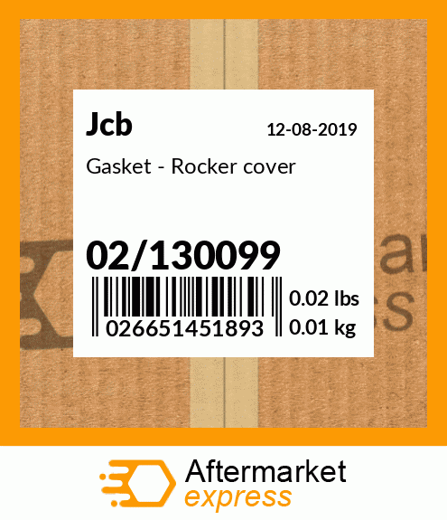 Gasket - Rocker cover 02/130099