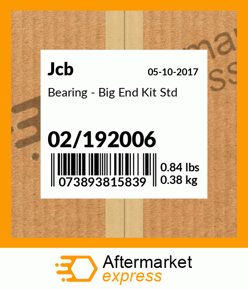 Bearing - Big End Kit Std 02/192006