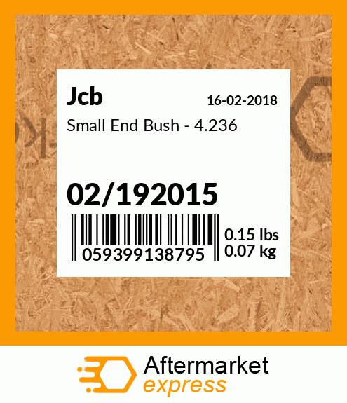 Small End Bush - 4.236 02/192015