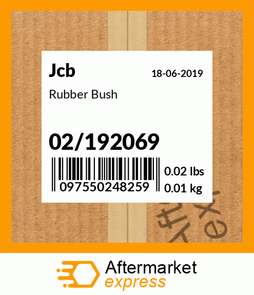 Rubber Bush 02/192069
