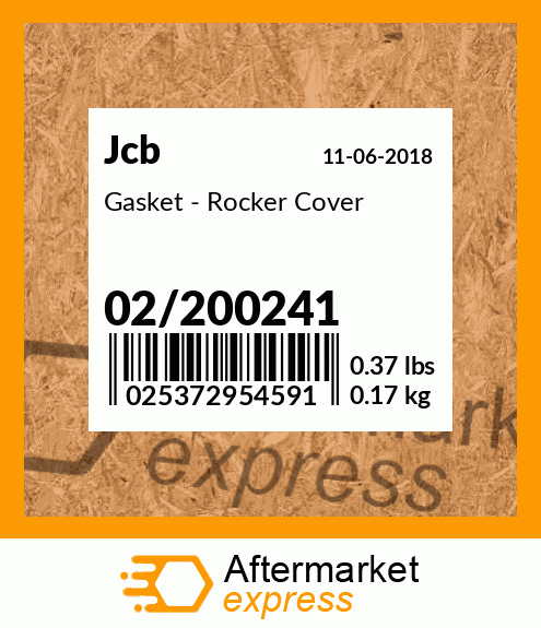 Gasket - Rocker Cover 02/200241