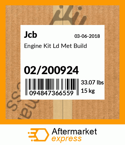 Engine Kit Ld Met Build 02/200924