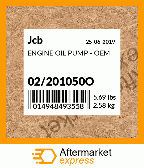 ENGINE OIL PUMP - OEM 02/201050O