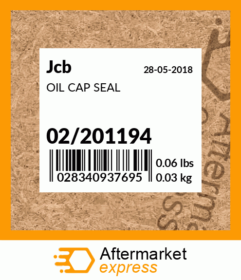 OIL CAP SEAL 02/201194