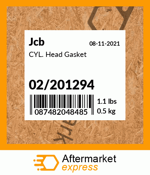 CYL. Head Gasket 02/201294