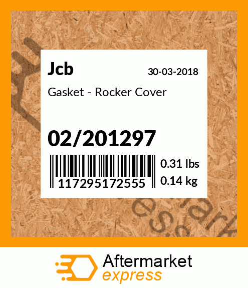 Gasket - Rocker Cover 02/201297