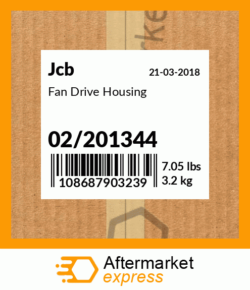 Fan Drive Housing 02/201344