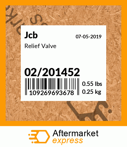 Relief Valve 02/201452