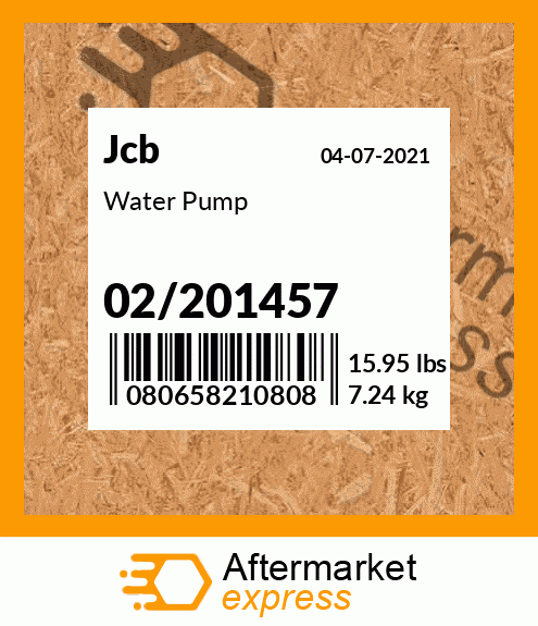 Water Pump 02/201457