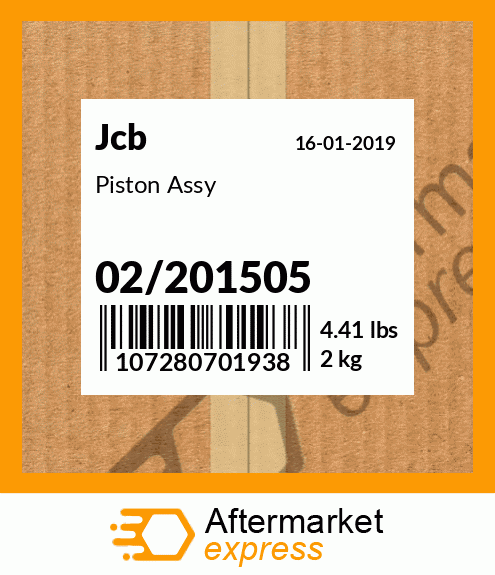 Piston Assy 02/201505