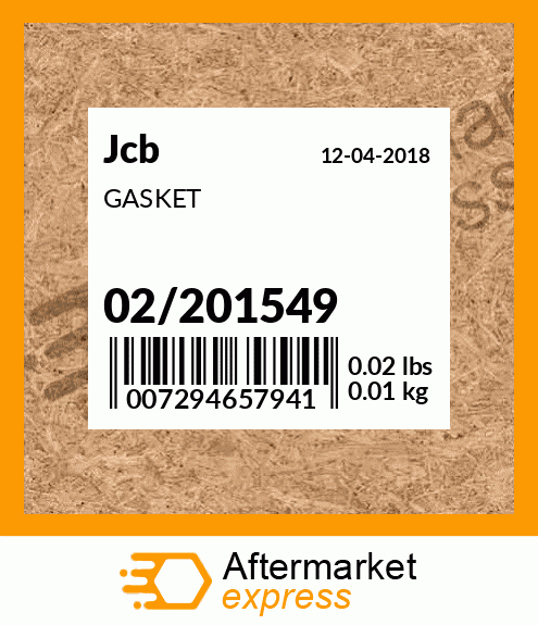 GASKET 02/201549