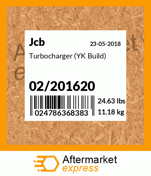 Turbocharger (YK Build) 02/201620
