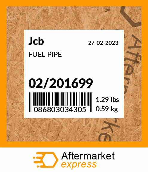 FUEL PIPE 02/201699