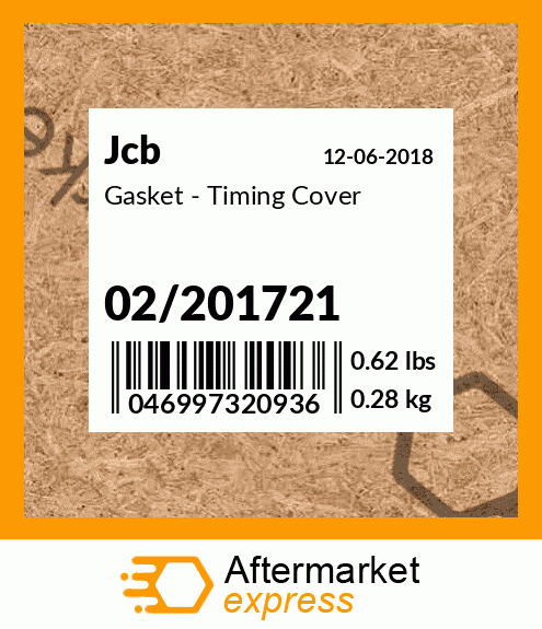 Gasket - Timing Cover 02/201721