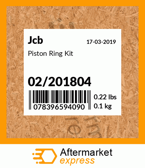 Piston Ring Kit 02/201804