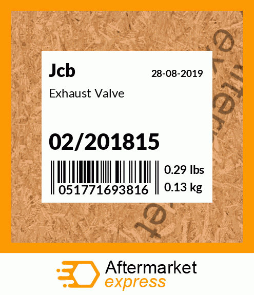 Exhaust Valve 02/201815