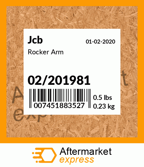 Rocker Arm 02/201981