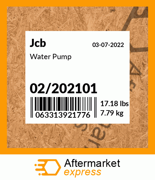 Water Pump 02/202101