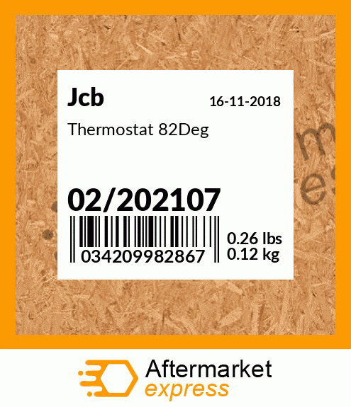 Thermostat 82Deg 02/202107