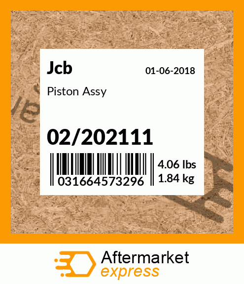 Piston Assy 02/202111
