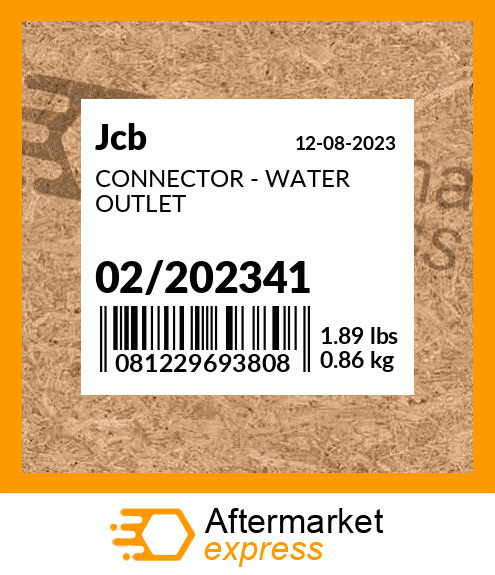 CONNECTOR - WATER OUTLET 02/202341