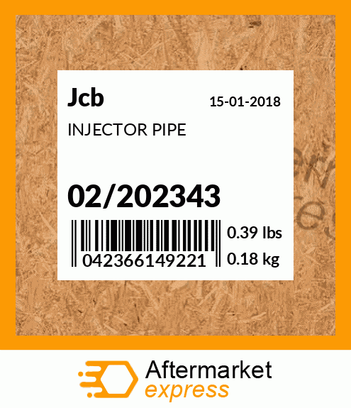 INJECTOR PIPE 02/202343
