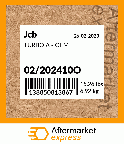 TURBO A - OEM 02/202410O