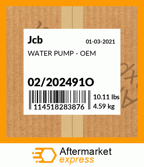 WATER PUMP - OEM 02/202491O