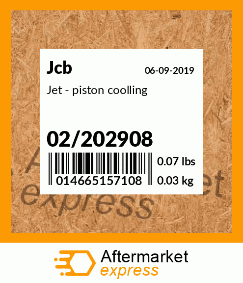 Jet - piston coolling 02/202908