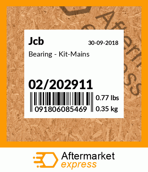 Bearing - Kit-Mains 02/202911