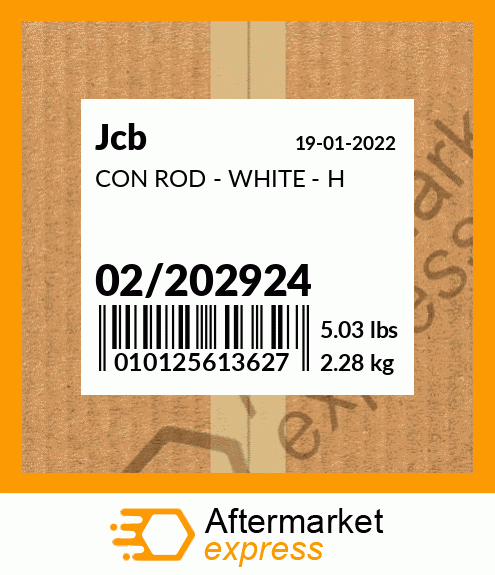 CON ROD - WHITE - H 02/202924