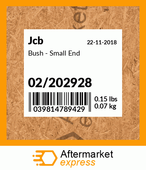 Bush - Small End 02/202928